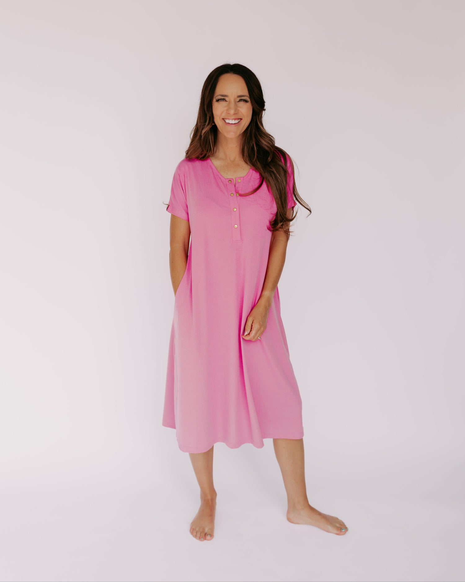Kate Dress – Barbie Pink