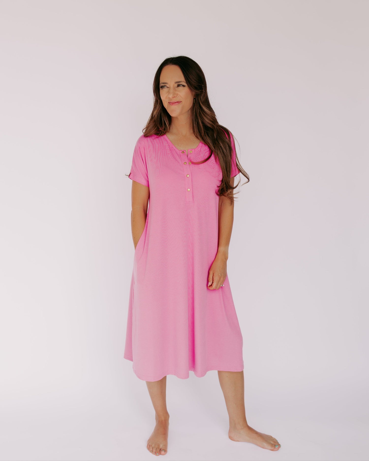 Kate Dress – Barbie Pink