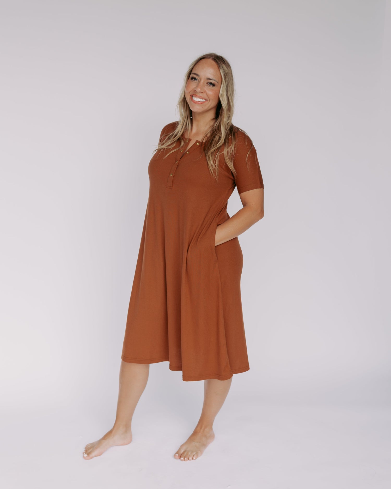 Kate Dress – Camel